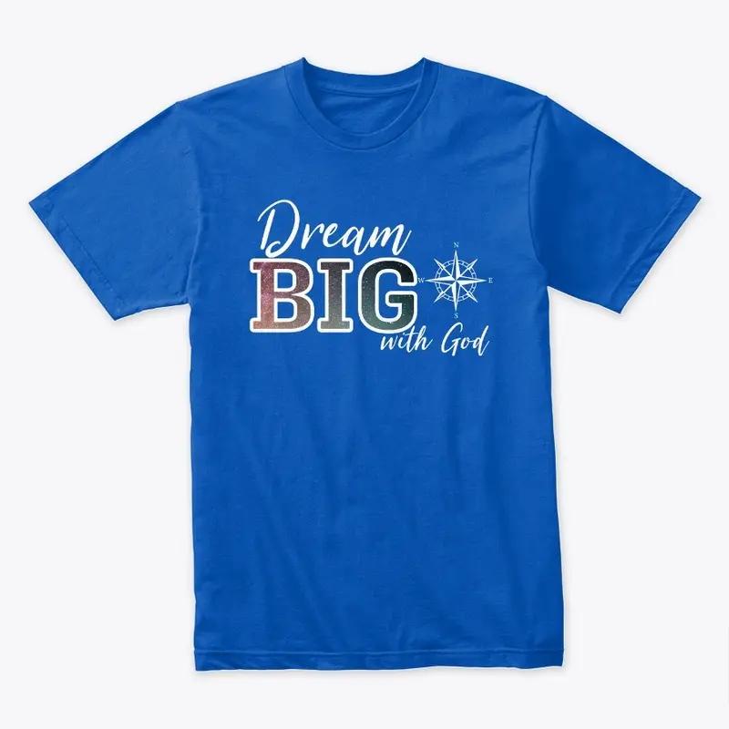 Dream Big with God (white logo)