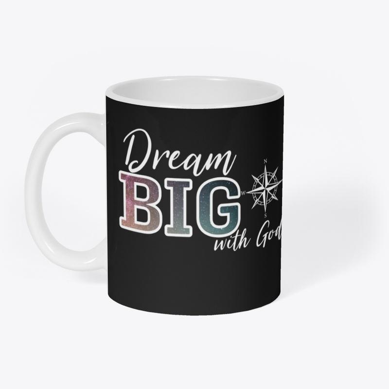 Dream Big with God (white logo)