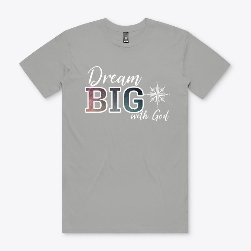 Dream Big with God (white logo)