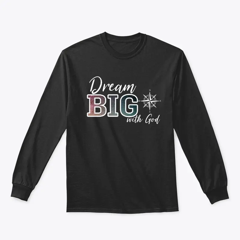 Dream Big with God (white logo)