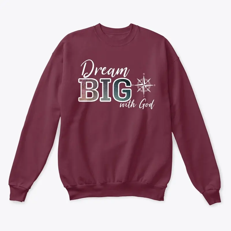 Dream Big with God (white logo)